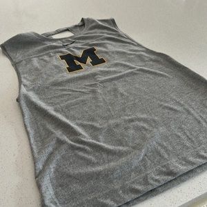 Nike Dri fit Michigan block M tank top, size small